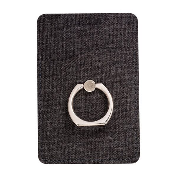 RFID Phone Pocket With Metal Ring Phone Stand Thumbnail