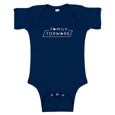 4400 Rabbit Skins Infant Baby Rib Bodysuit Printed Thumbnail