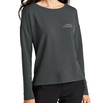 MM3013  Mercer+Mettle™ Women's Stretch Drop Shoulder Pullover Printed Thumbnail