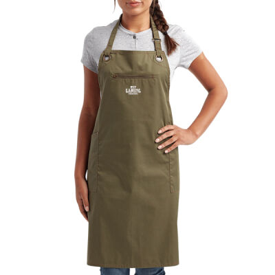 MVP - Unisex ‘Barley’ Contrast Stitch Sustainable Bib Apron Thumbnail