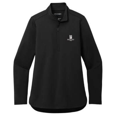 LK880  Port Authority® Women's C-FREE® Double Knit 1/4-Zip Thumbnail