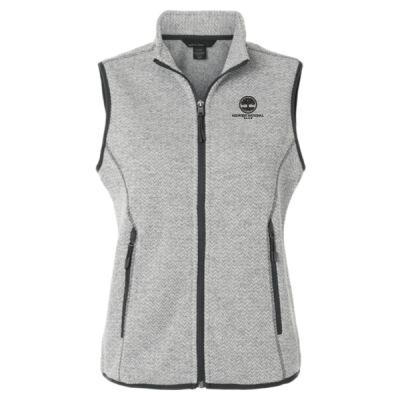 Women's Jasper Jacquard Fleece Vest - NE731W - Women's Jasper Jacquard Fleece Vest Thumbnail