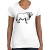 Women's Fine Jersey V-Neck Tee Women's Fine Jersey V-Neck Tee Thumbnail