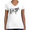 Women's Fine Jersey V-Neck Tee Women's Fine Jersey V-Neck Tee Thumbnail