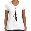 Women's Fine Jersey V-Neck Tee Women's Fine Jersey V-Neck Tee Thumbnail