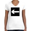 Women's Fine Jersey V-Neck Tee Women's Fine Jersey V-Neck Tee Thumbnail