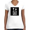 Women's Fine Jersey V-Neck Tee Women's Fine Jersey V-Neck Tee Thumbnail