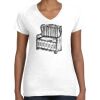 Women's Fine Jersey V-Neck Tee Women's Fine Jersey V-Neck Tee Thumbnail