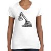 Women's Fine Jersey V-Neck Tee Women's Fine Jersey V-Neck Tee Thumbnail