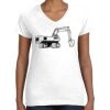 Women's Fine Jersey V-Neck Tee Women's Fine Jersey V-Neck Tee Thumbnail
