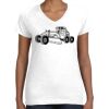 Women's Fine Jersey V-Neck Tee Women's Fine Jersey V-Neck Tee Thumbnail